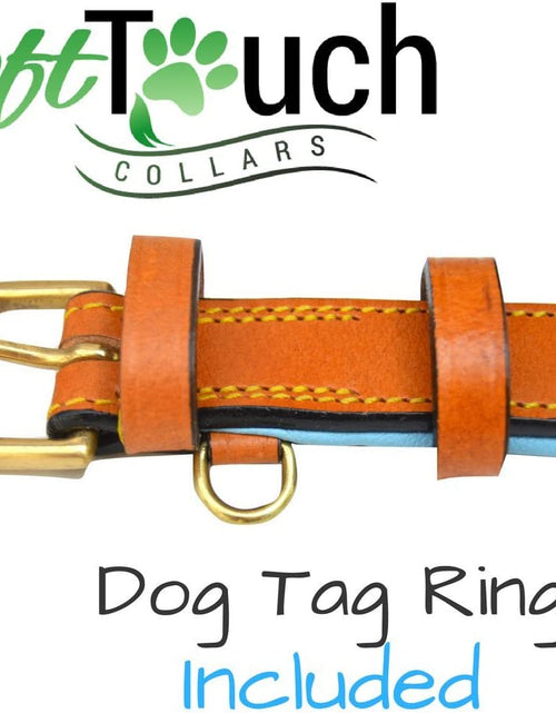 Load image into Gallery viewer, - Luxury Real Leather Padded Dog Collar
