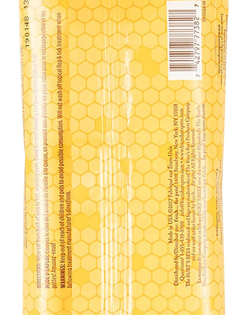 Load image into Gallery viewer, Burt'S Bees for Cats Dander Reducing Wipes - Kitten and Cat Wipes for Grooming - Burts Bees Cat Dander Wipes, Cat Grooming Wipes, Pet Wipes Cats, Cat Cleaning Wipes, Natural Cat Wipes, Cat Fur Wipes

