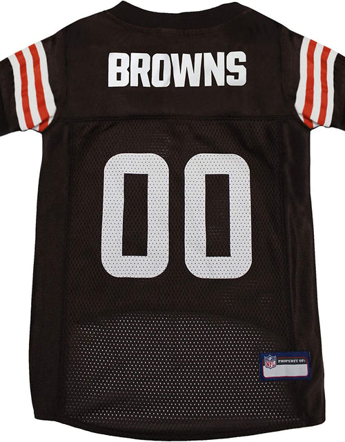 Load image into Gallery viewer, NFL Cleveland Browns Dog Jersey - Medium, Football Jersey Costume for Dogs
